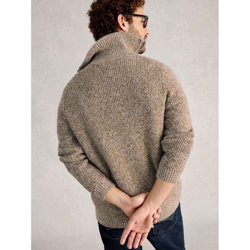 White Stuff Tadley Twist Funnel Neck Jumper image number 1